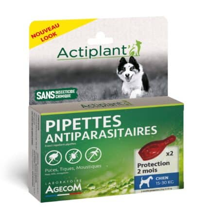 Pipette insectifuge, actif biocide géraniol, fabriquée en France
