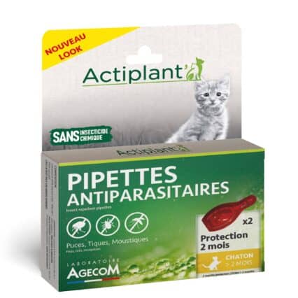 Pipette insectifuge, actif biocide géraniol, fabriquée en France