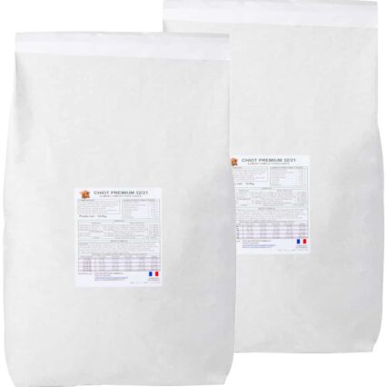 Croquettes françaises pour jeune chien, fabriquée en France